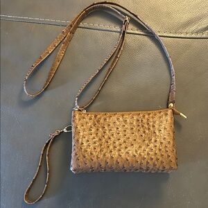 Vintage Brown Crossbody Bag